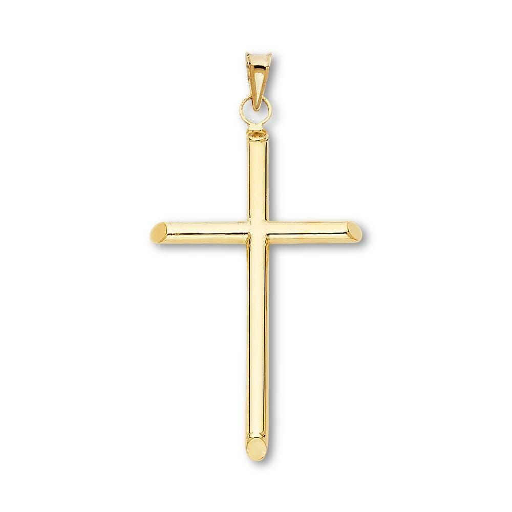 14K Gold Cross Pendant | Elegant Gold Religious Pendant By Tehrani Jewelry